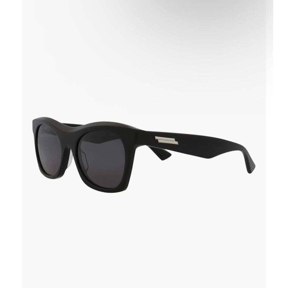 Bottega Veneta Black 54MM Square Sunglasses